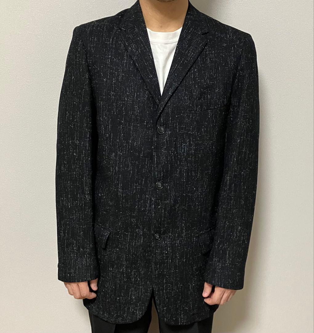 デ*ン様 スペシャル 50s テーラードジャケット カスリ 黒 ブラック　検　ギ