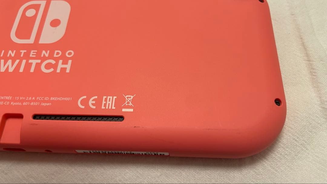 Nintendo Switch Lite ピンク 本体（箱、充電器付き）