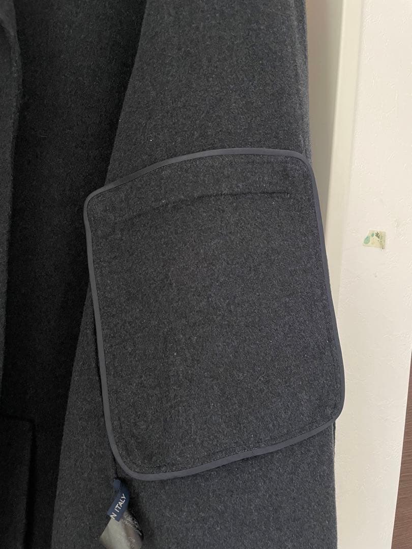 ソフィードール 34 カシミア混　ダークグレー チェスターコート 2ボタン