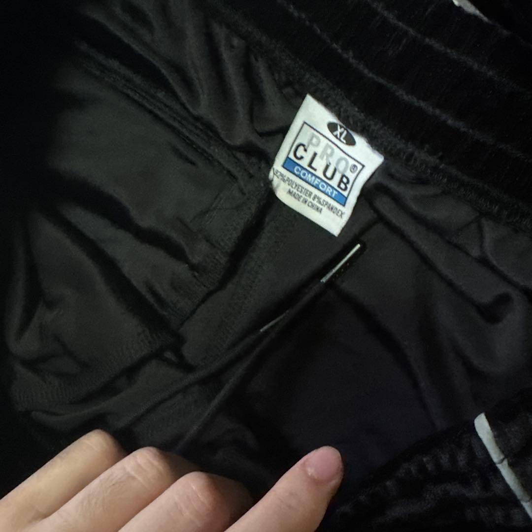 PRO CLUB ブラック ジャージセット XL