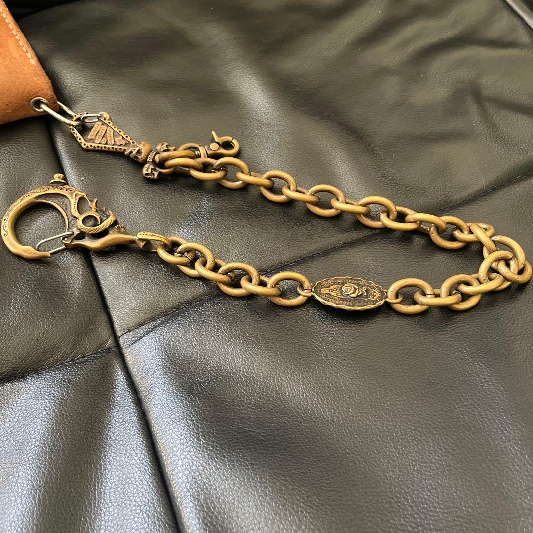 値下げしました！　galcia ガルシア　真鍮　ウォレットチェーン　オーダー