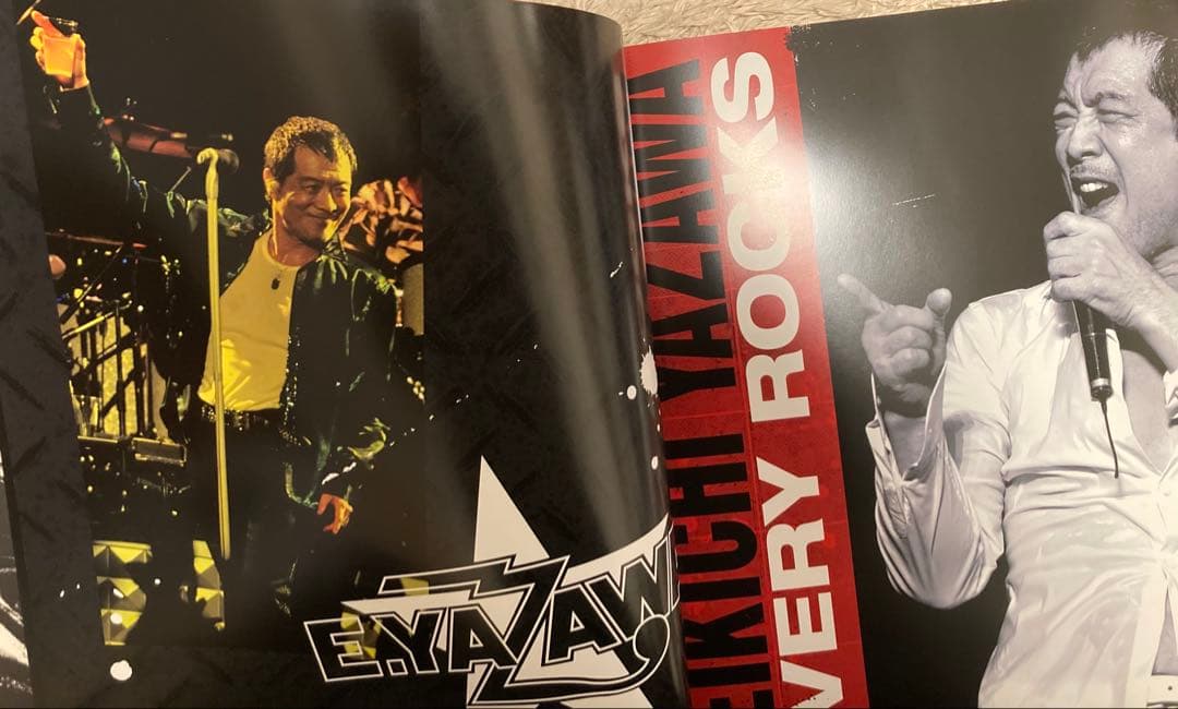 矢沢永吉　YAWAWA バスタオル、パンフレット、グッズセット７点