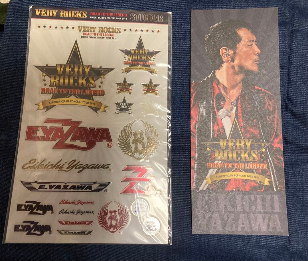 矢沢永吉　YAWAWA バスタオル、パンフレット、グッズセット７点