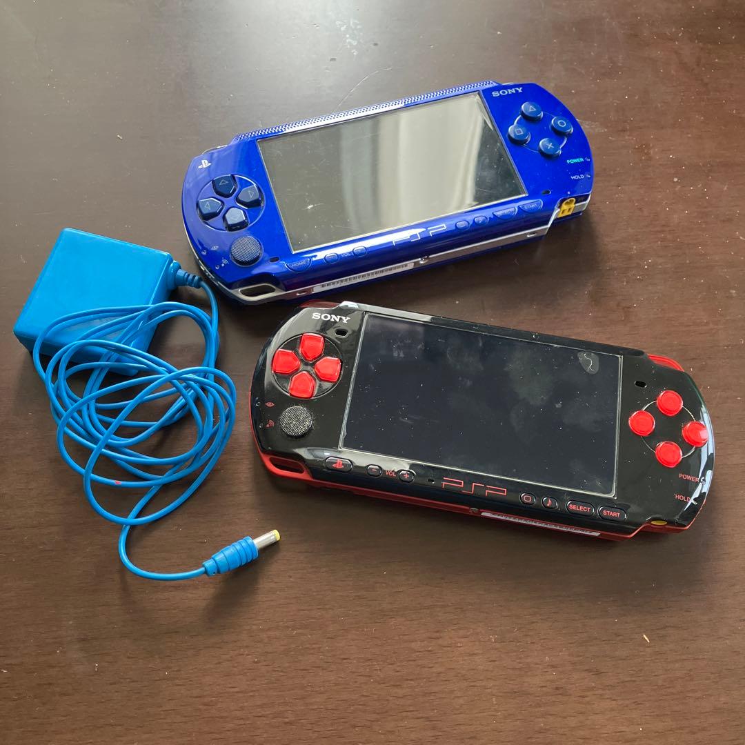 ゲーム機　赤のPSP1台