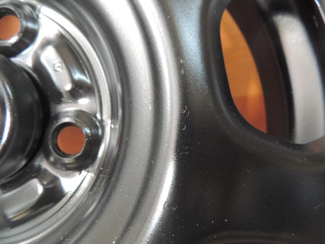 C8　15×4.5J　スズキ純正スチールホイール　ハスラー　4本　自家塗装