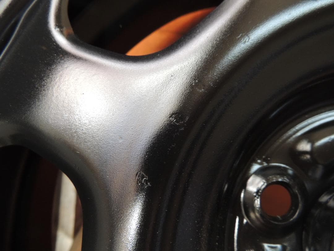 C8　15×4.5J　スズキ純正スチールホイール　ハスラー　4本　自家塗装