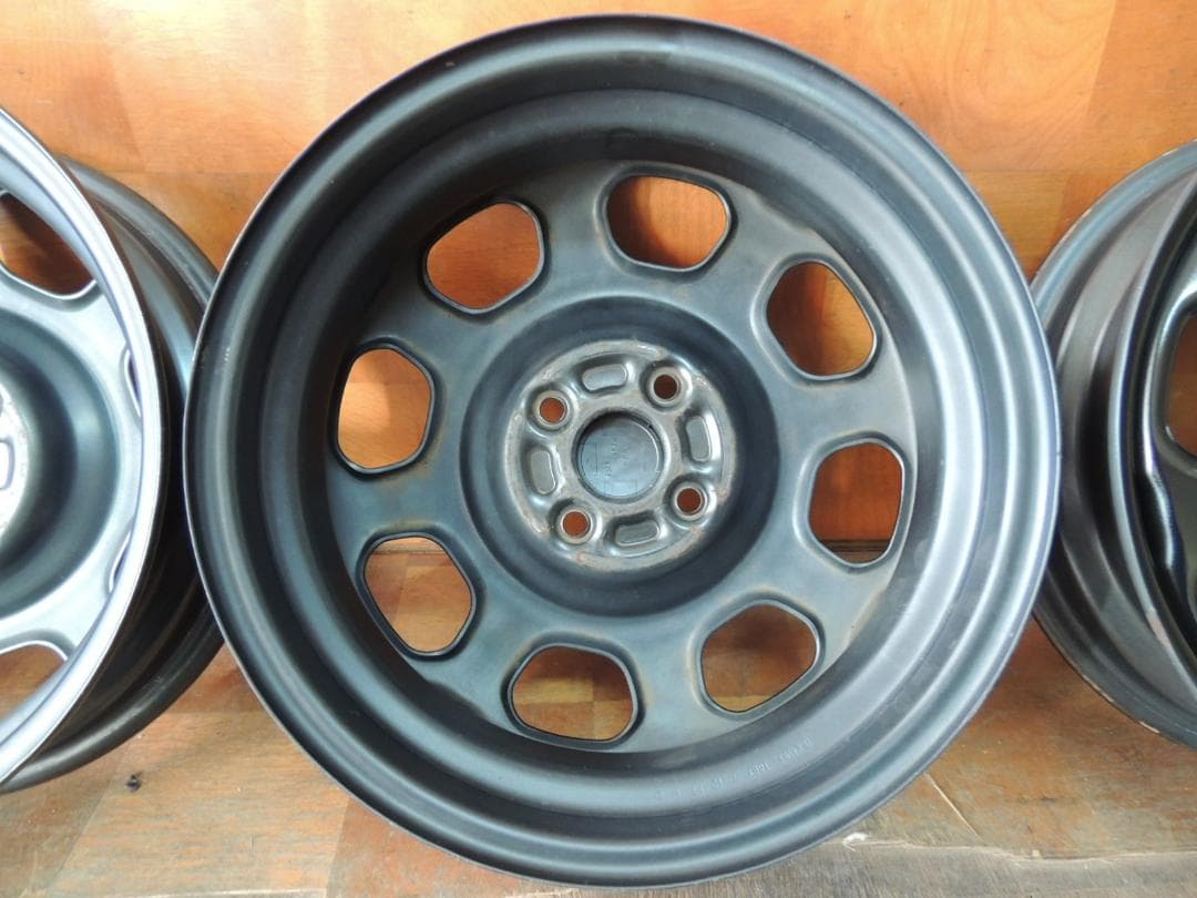 C8　15×4.5J　スズキ純正スチールホイール　ハスラー　4本　自家塗装