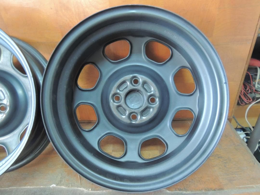 C8　15×4.5J　スズキ純正スチールホイール　ハスラー　4本　自家塗装