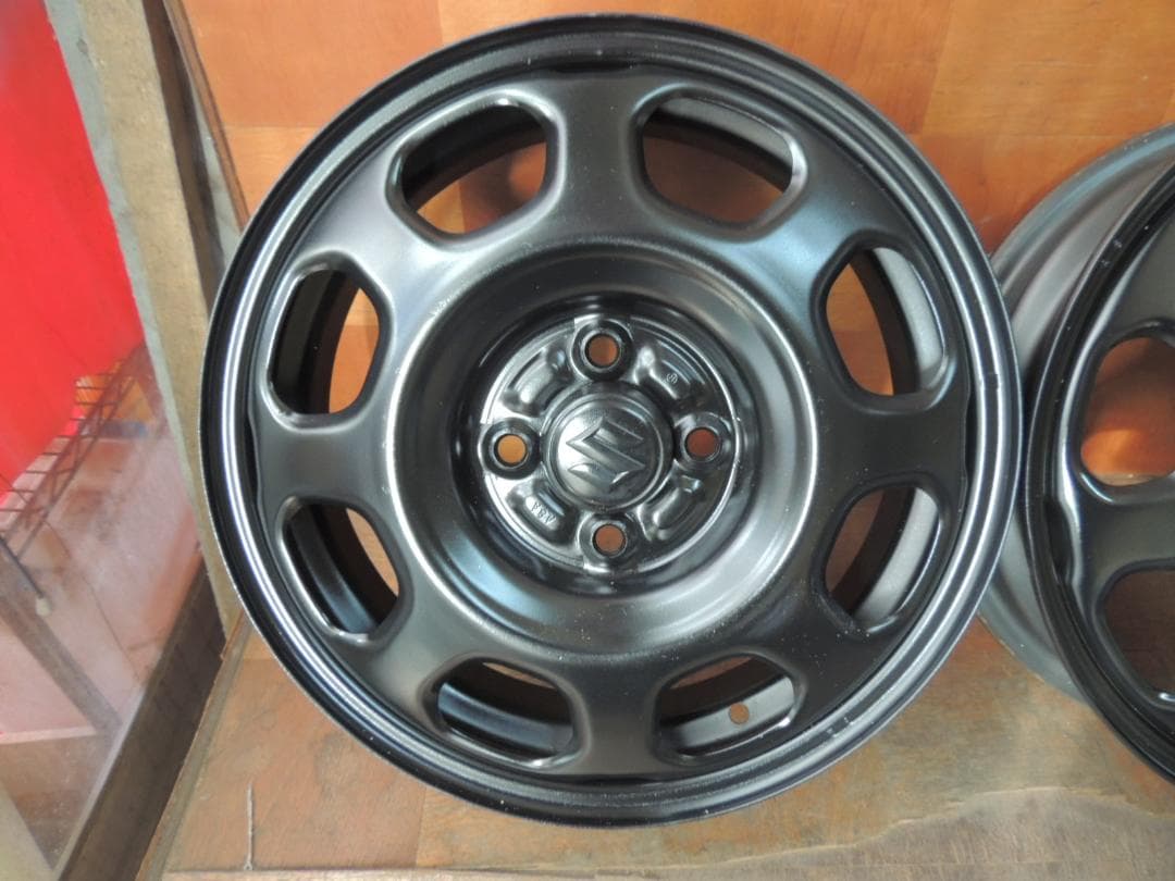 C8　15×4.5J　スズキ純正スチールホイール　ハスラー　4本　自家塗装