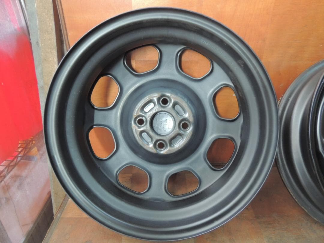 C8　15×4.5J　スズキ純正スチールホイール　ハスラー　4本　自家塗装