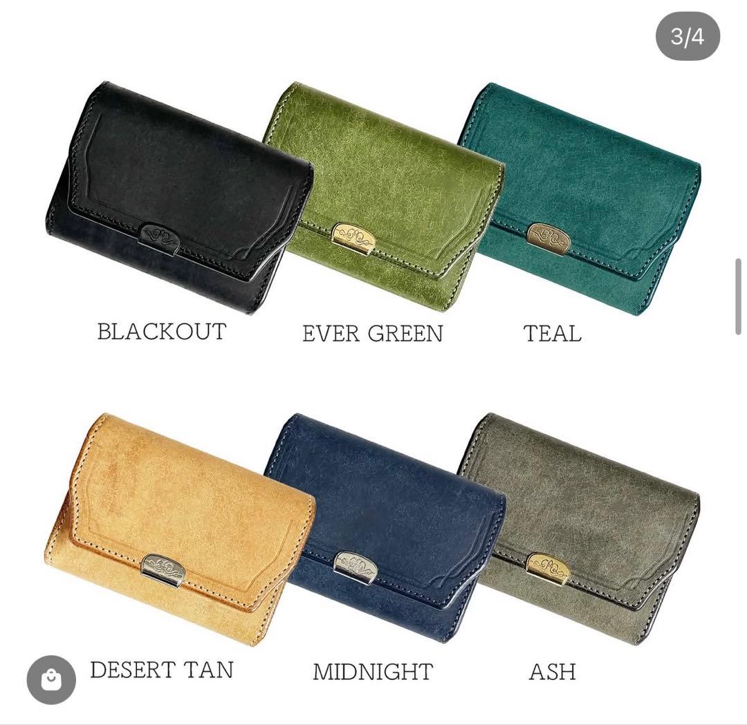 『新品✨』池之端銀革店PUEBUROLeatherkey&coin Cace