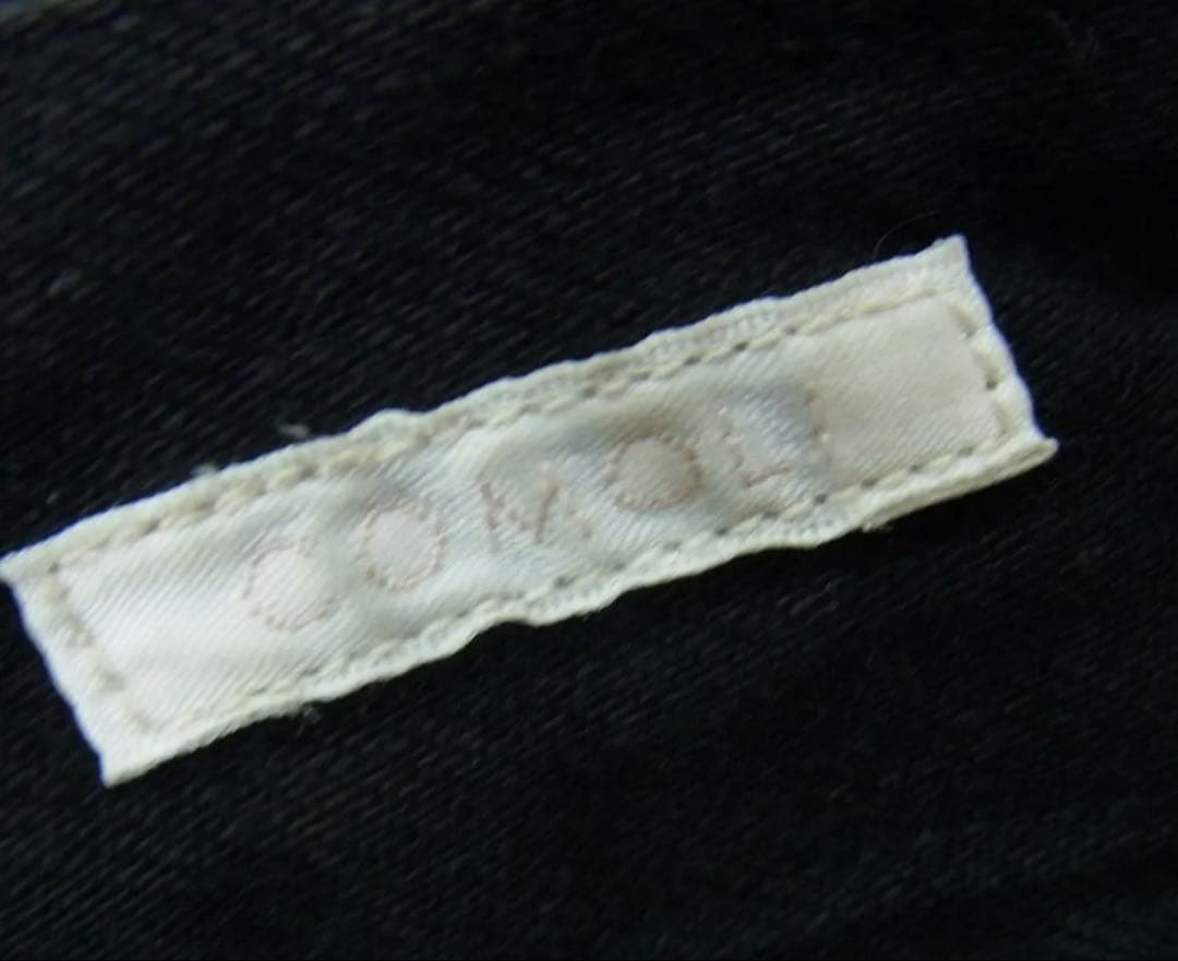 COMOLI コモリ 17SS ベルテッド デニム パンツ ブラック　1【中古】