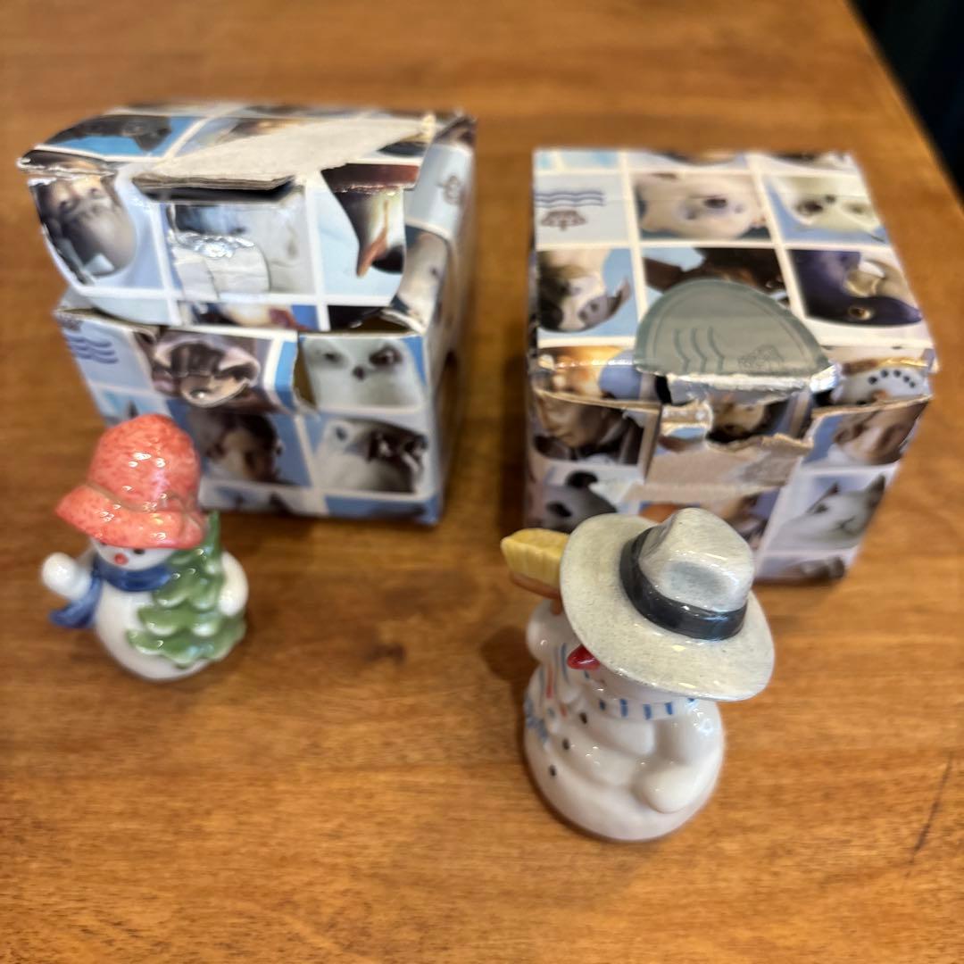 ロイヤルコペンハーゲン　フィギュリン　スノーマン　2体