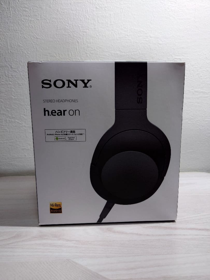 【SONY】hear on MDR-100A チャコールブラック:未使用