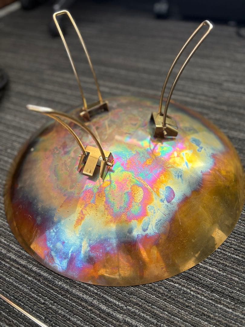 コールマン　ファイヤーディスク　ショップ限定ゴールド　三段フレーム＆五徳付き