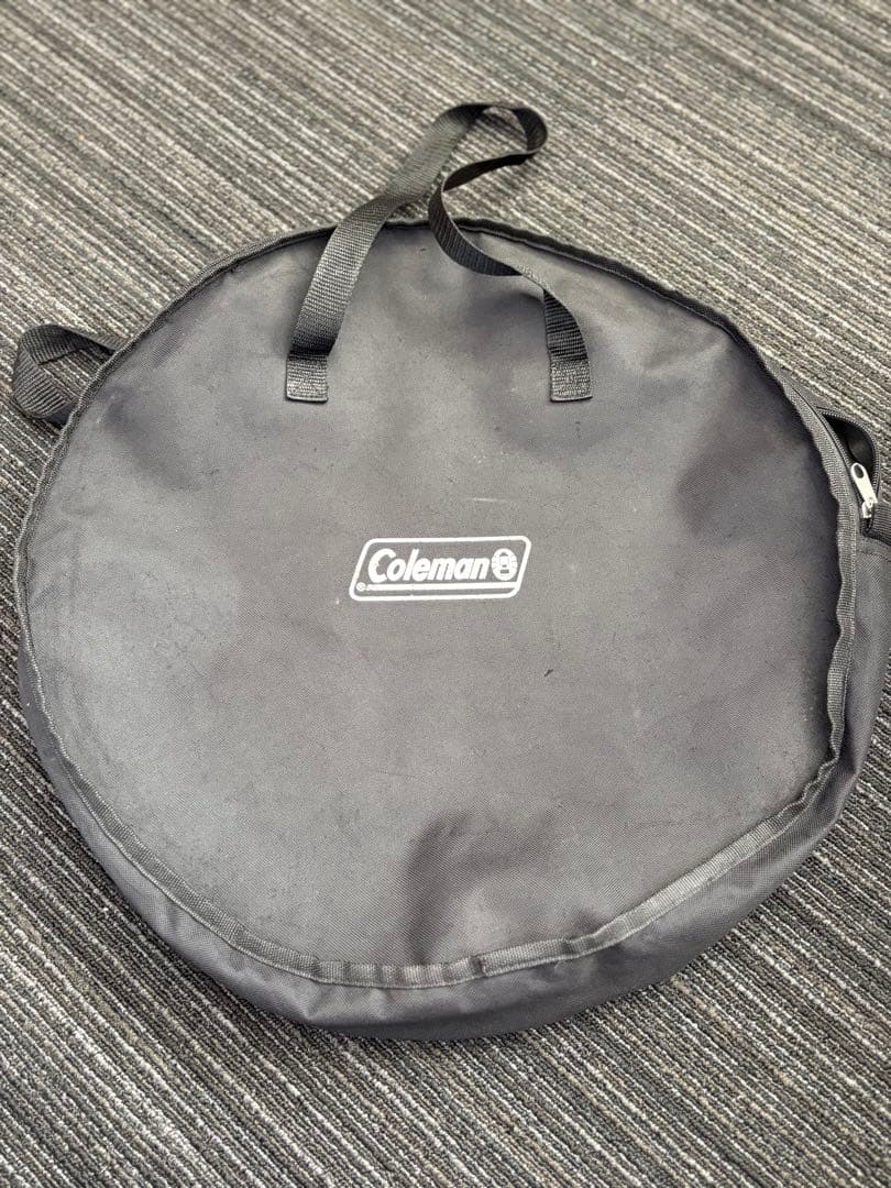 コールマン　ファイヤーディスク　ショップ限定ゴールド　三段フレーム＆五徳付き