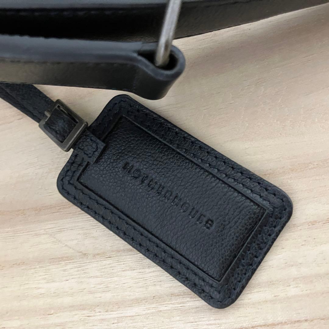 極美品マザーハウス ヨゾラ 2ウェイ バッグ ワーキング ダークグレー PC収納