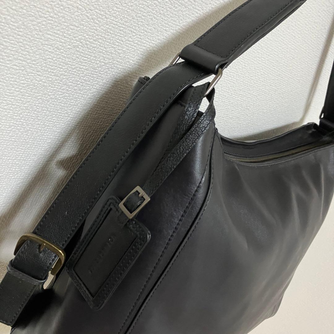 極美品マザーハウス ヨゾラ 2ウェイ バッグ ワーキング ダークグレー PC収納