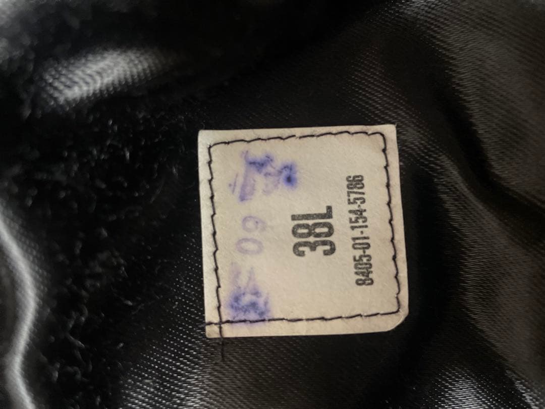 アメリカ海軍　US NAVY Pコート38L ブラック　ミリタリーコート米軍