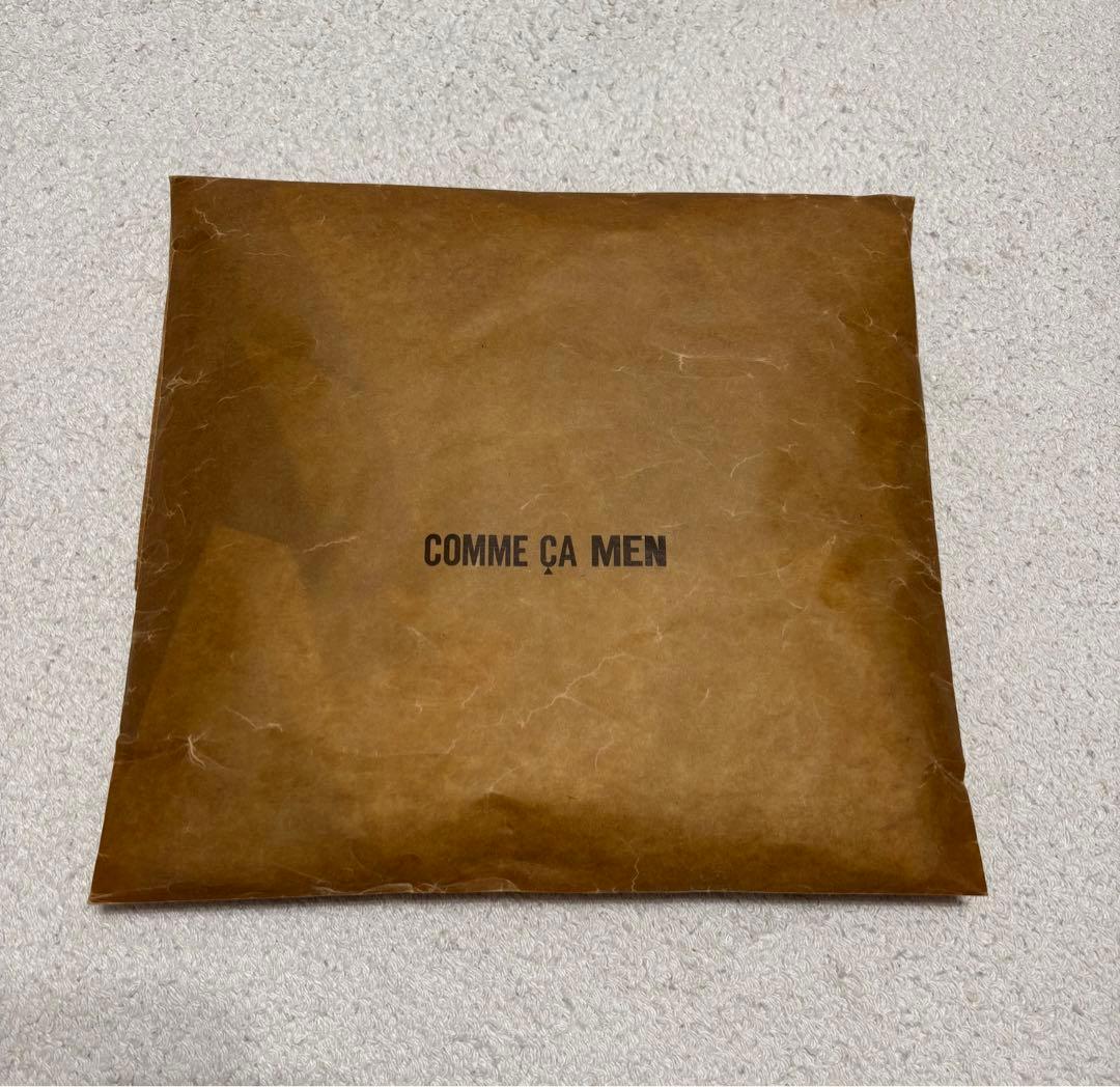 【新品未使用】 コムサメン カシミヤ100% オンブレーチェックマフラー 袋付き