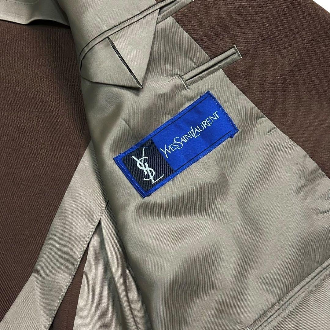 Yves Saint Laurent セットアップ ダブル ブラウン