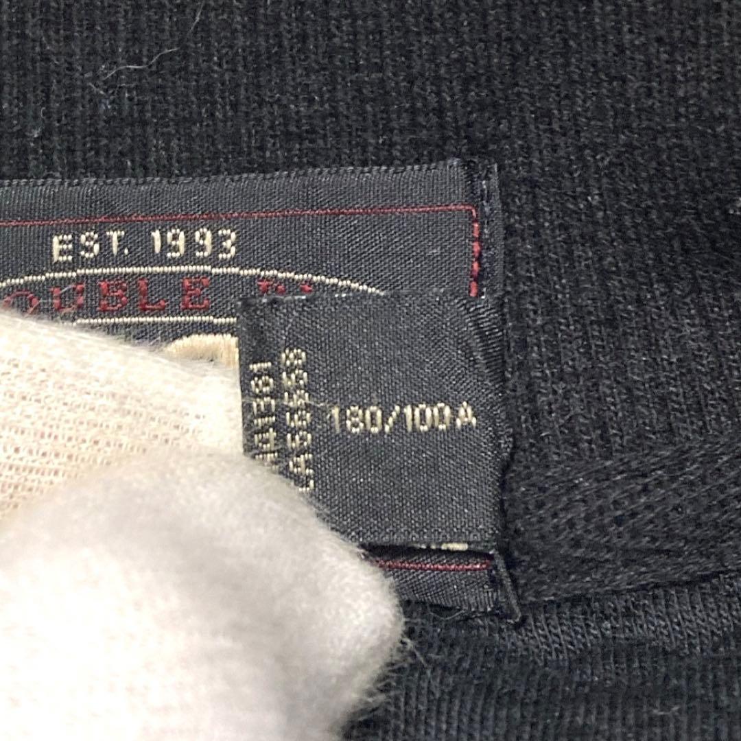 美品✨現行RRL ダブルアールエル　ロゴ　スタジャン　XL ジップジャケット　黒