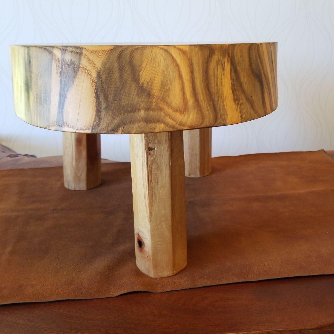 M*様 サイドテーブル《欅けやき》3本脚