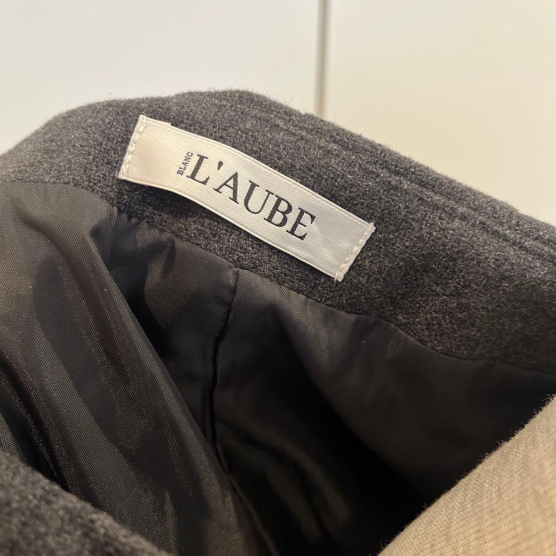 ローブブランlaubeblanc Narrow line Cape Dress