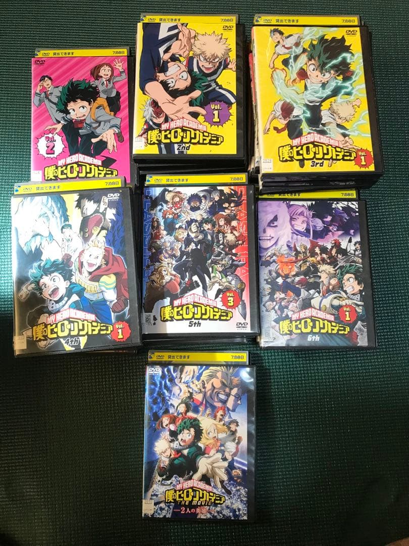僕のヒーローアカデミア 1st〜6stヒロアカ レンタル落ち　DVD