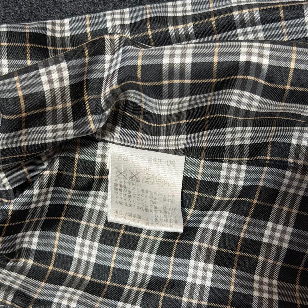 BURBERRY BLUE LABEL フード付き スタジャンニット 38