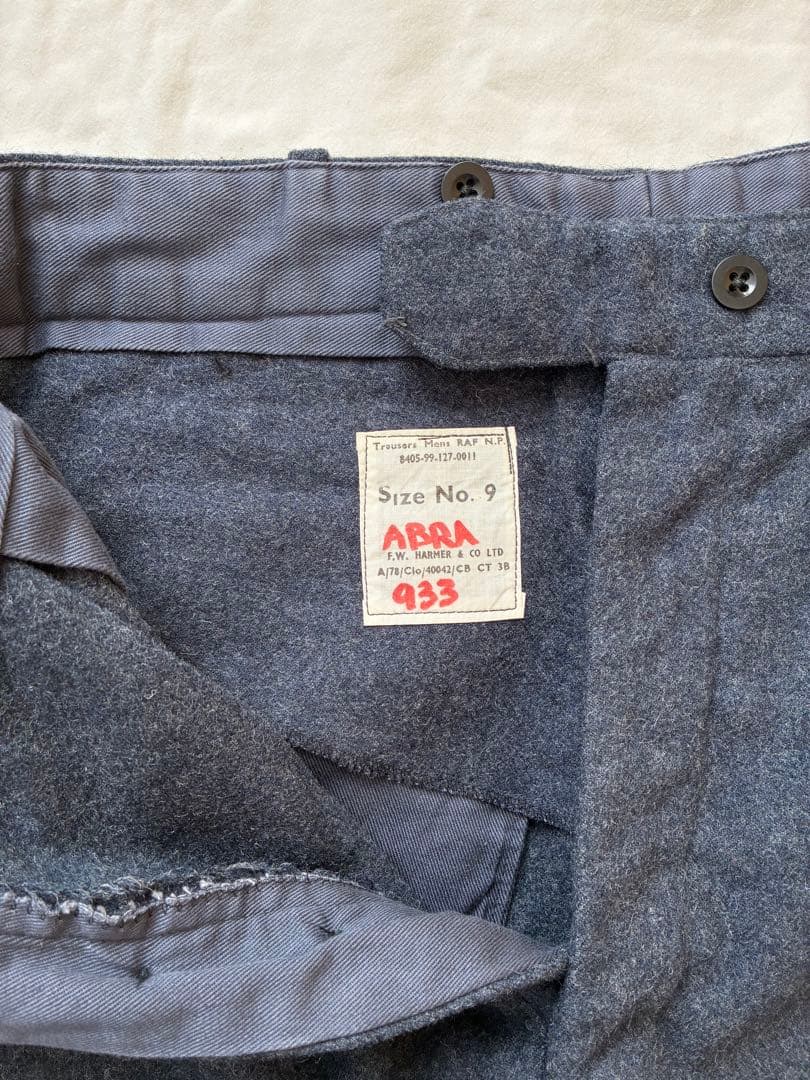 イギリス軍　RAF PANTS他2点