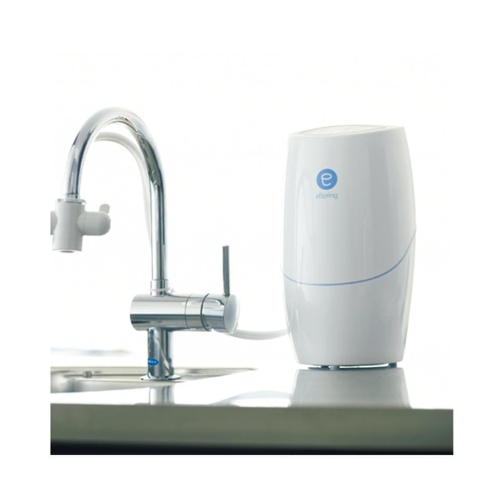 eSpring浄水器II+切替バルブ①+Ｌ字型接続部品②+ホース③[①②③新品]