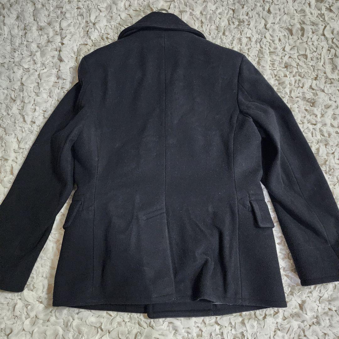 凝り性ポロラルフローレン 現行 肉厚 ウールブレンド メルトン ピーコート