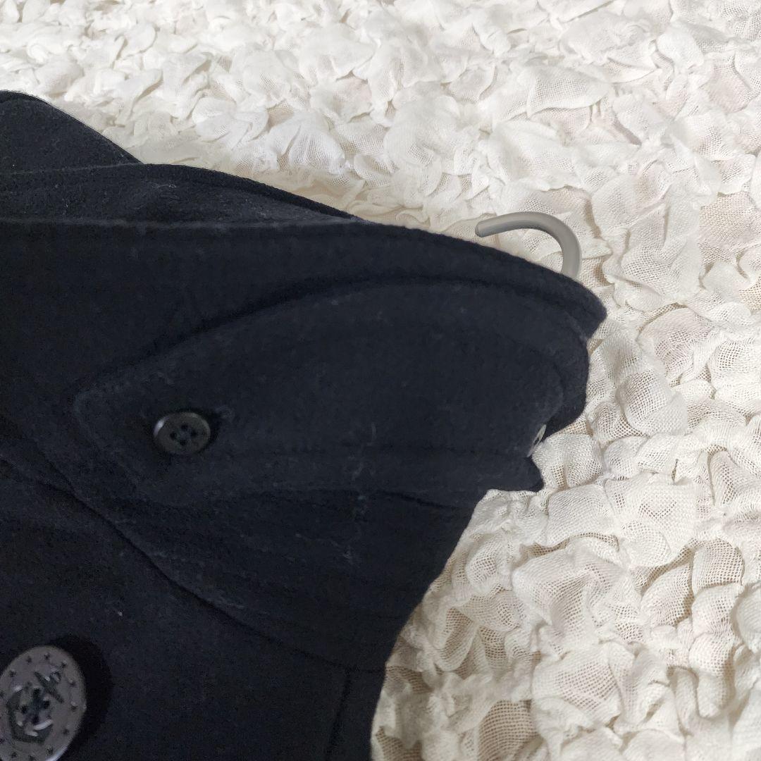 凝り性ポロラルフローレン 現行 肉厚 ウールブレンド メルトン ピーコート