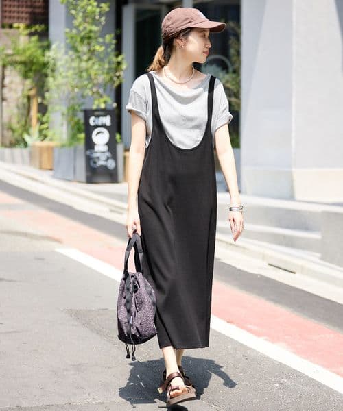 スローブイエナ　ジャンパースカート×Tシャツセット　新品