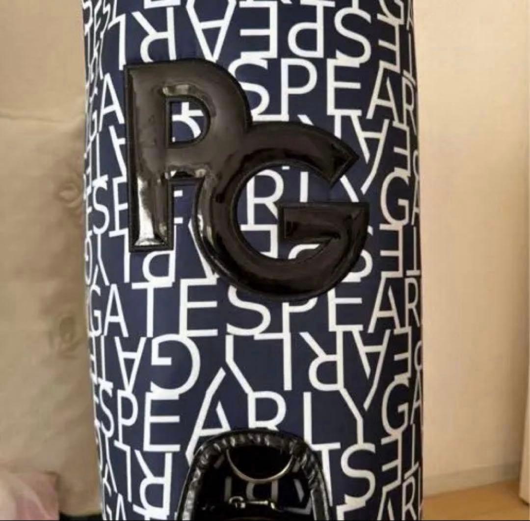 PEARLY GATES ネイビーキャディバッグ　パーリゲイツ　キャスター付き