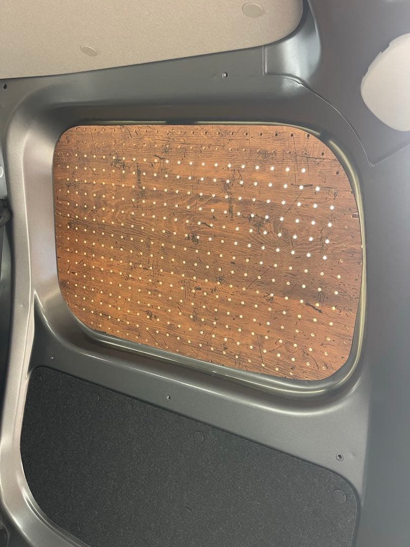 nv200 有孔ボード　ガラスパネル　試作品　左右セット