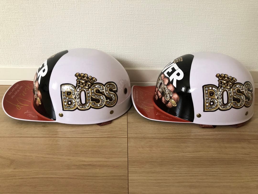 ヘルメット　バイク　野球帽　半キャップヘルメット　通気性　耐衝撃性　2個セット