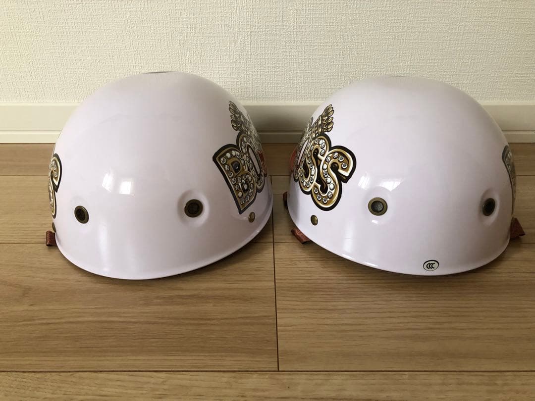 ヘルメット　バイク　野球帽　半キャップヘルメット　通気性　耐衝撃性　2個セット