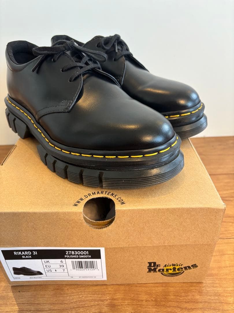 Dr.Martens（ドクターマーチン）RIKARD 3ホール25.0cm BK