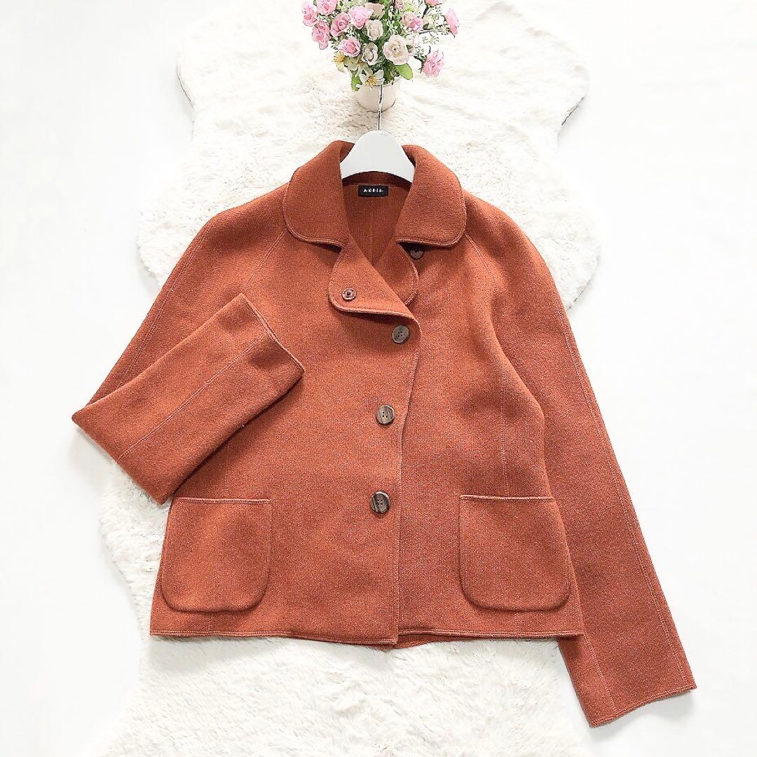 AKRIS*アクリス　カシミヤ100%　ショートコート　ジャケット　アウター