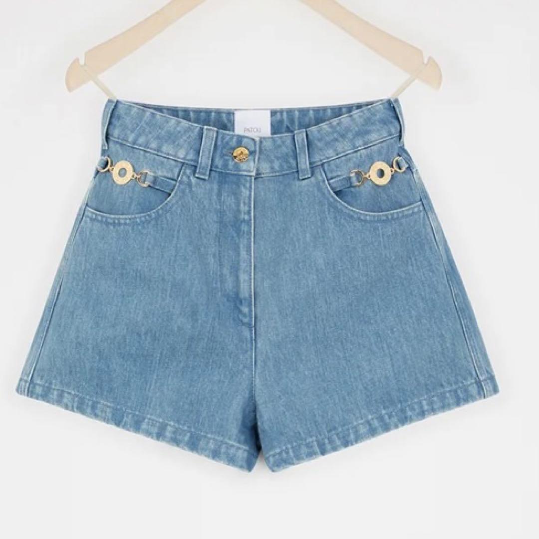 値下げ！新品未使用！Patou デニムショートパンツ