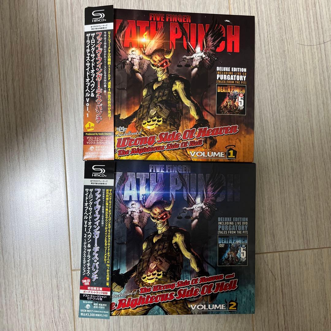 国内盤 帯付 ファイブ フィンガー デス パンチ ライブ LIVE ボーナス