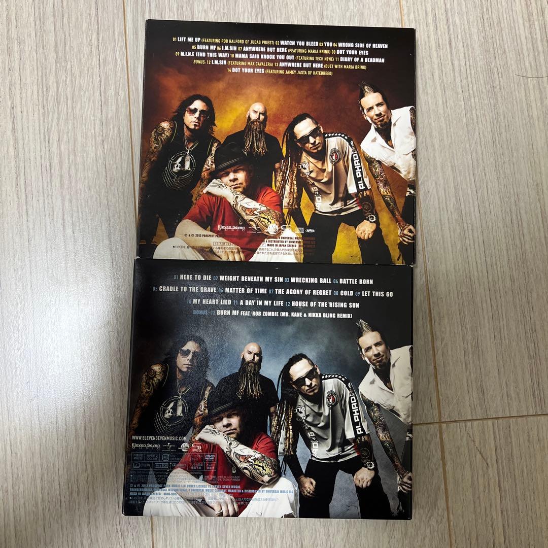 国内盤 帯付 ファイブ フィンガー デス パンチ ライブ LIVE ボーナス