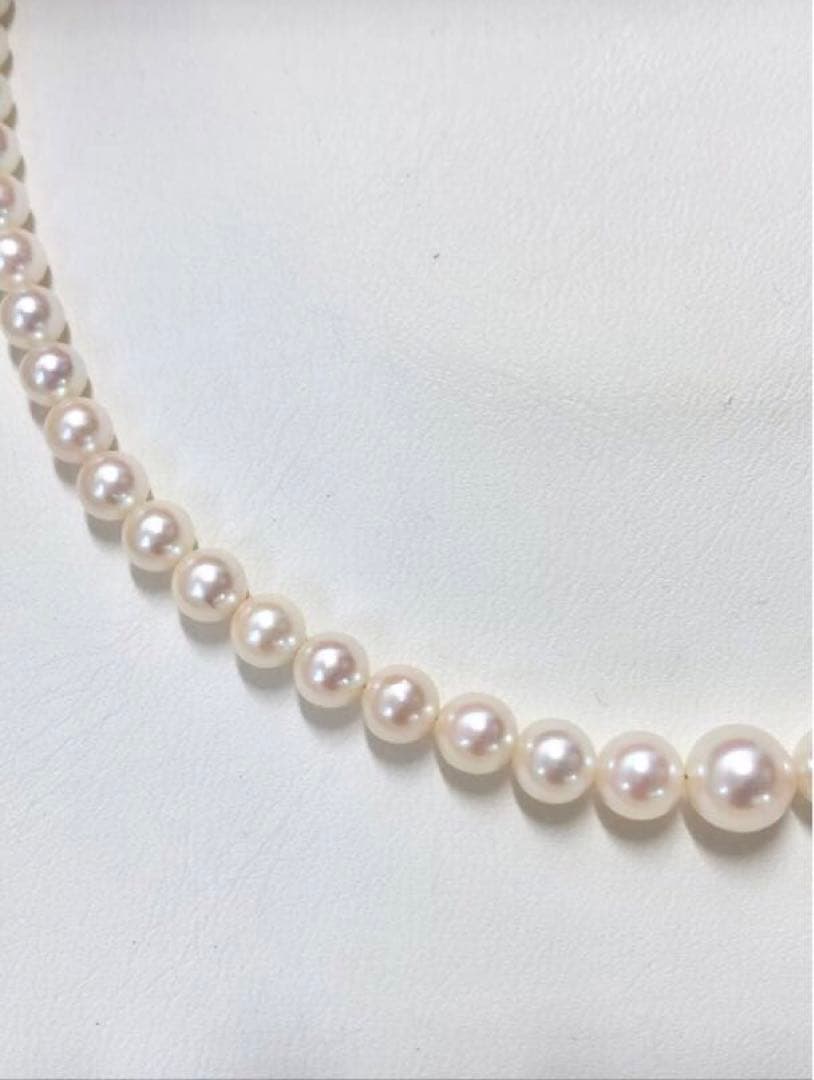 k18 アコヤ真珠　ネックレス　鑑別書付