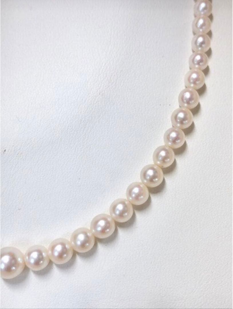 k18 アコヤ真珠　ネックレス　鑑別書付