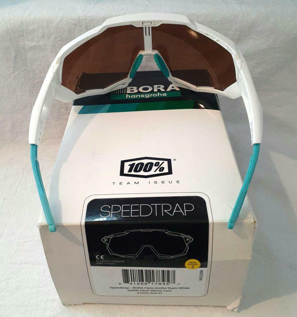 100% SPEEDTRAP Bora ホワイト ワンハンドレッド サングラス