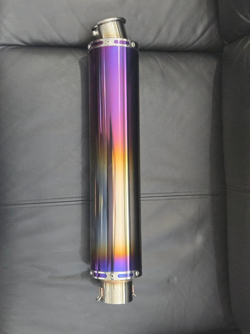 リアライズ Realize 100φ×450mm 60.5φチタン汎用マフラー