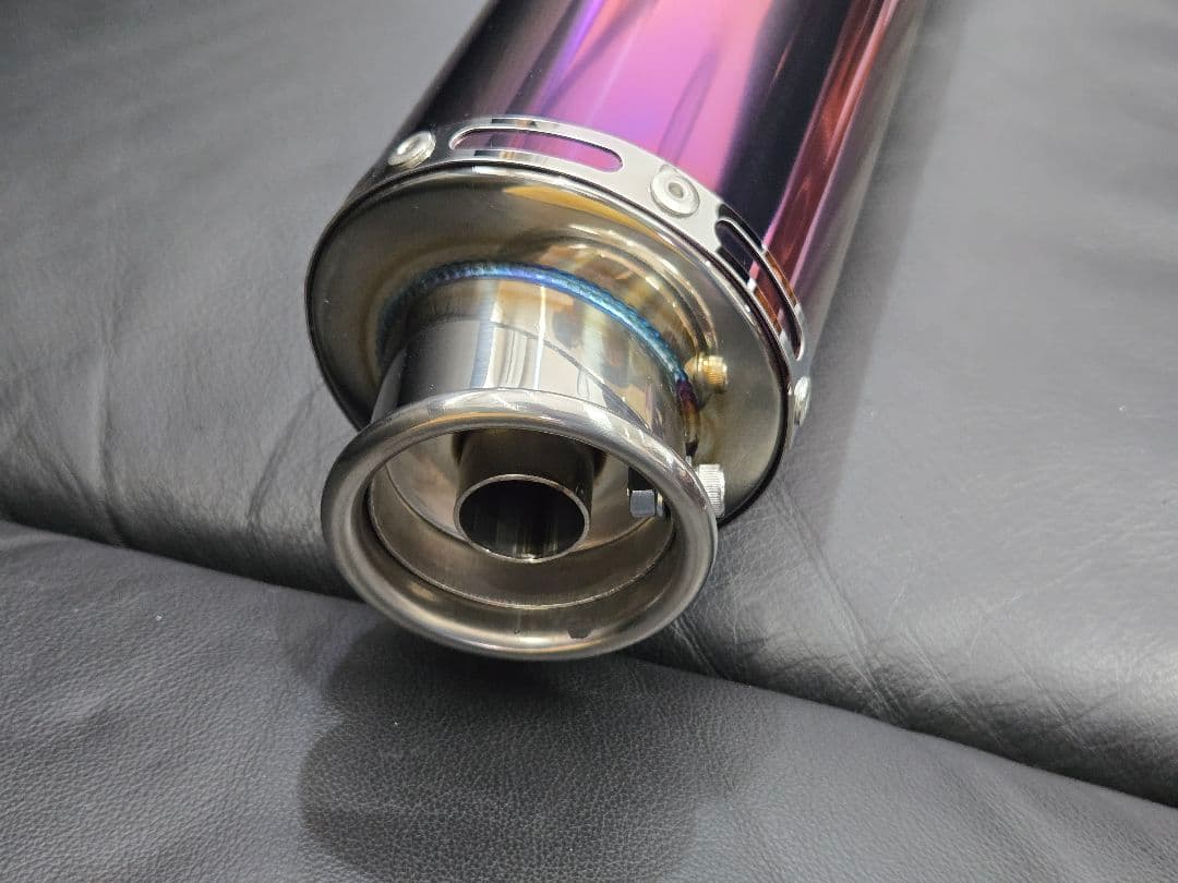 リアライズ Realize 100φ×450mm 60.5φチタン汎用マフラー