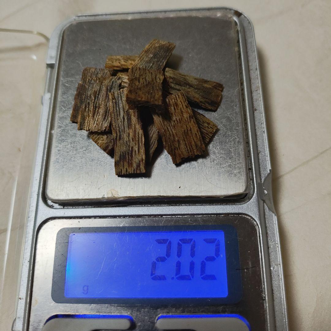 値下げ！★緑油伽羅 割 2.02g ＊聞香用/お香/香道具/香道 香木/沈香/割